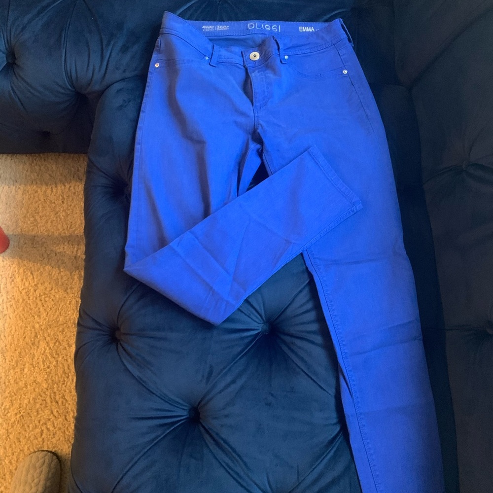 DL 1961 Royal blue denim.